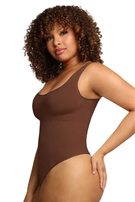 Mila Shaping Bodysuit - Mocha Eco