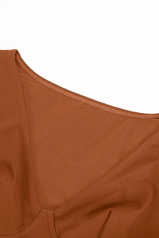 Sydney Shaping Bodysuit - Caramel