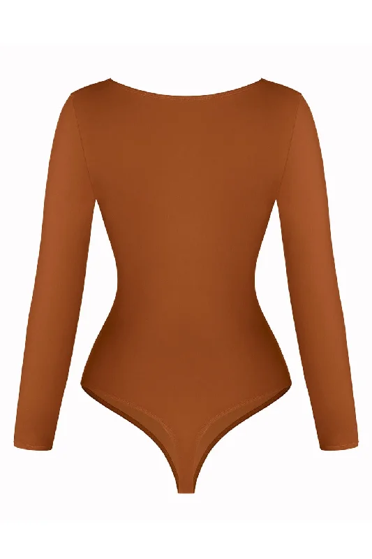 Sydney Shaping Bodysuit - Caramel