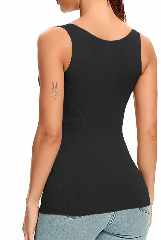 Women's Slimming Camisole Shaping Tank Top Tummy Control Cami Vest Body Shaper Compression Seamless Shapewear