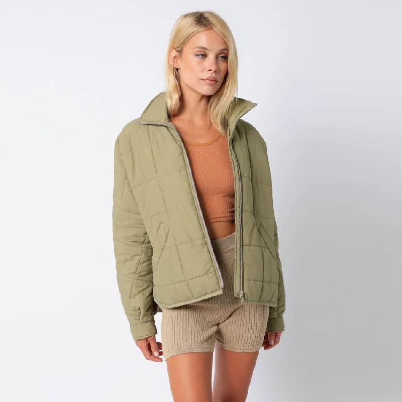 Dally Quilt Jacket (Olive)