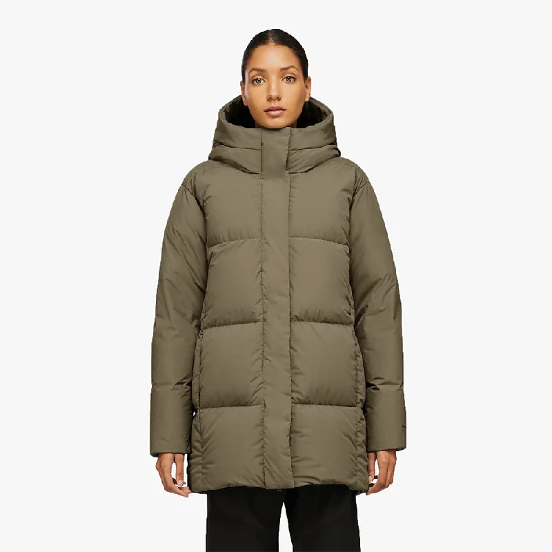 June Puffer Down Jacket (Taupe)