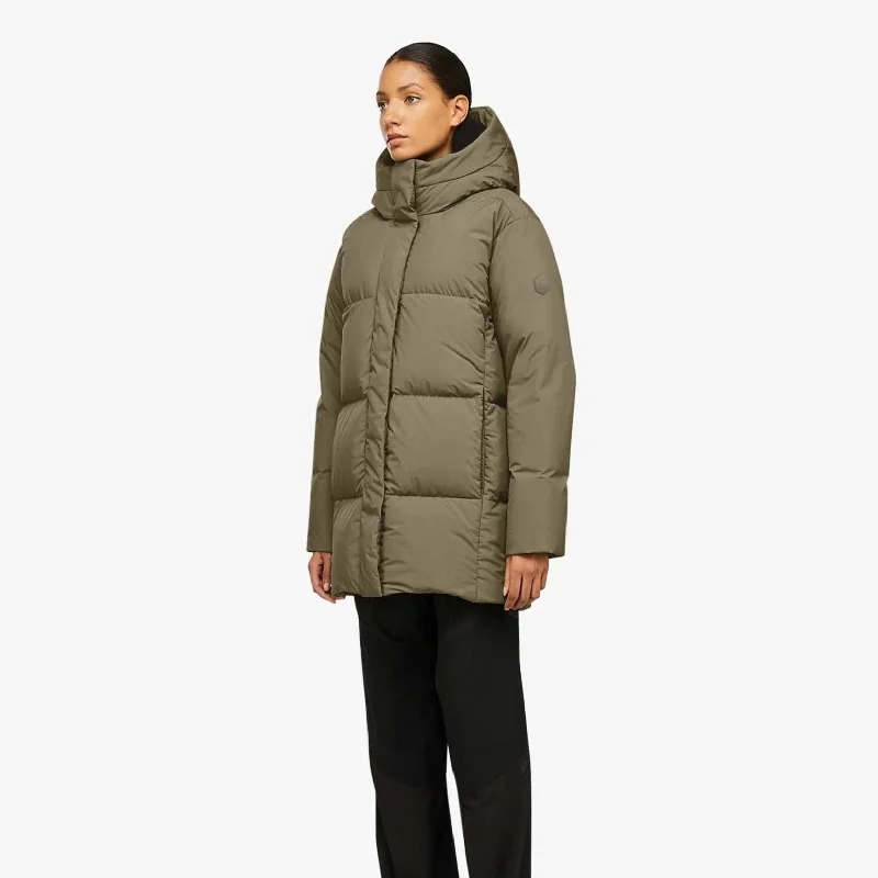 June Puffer Down Jacket (Taupe)