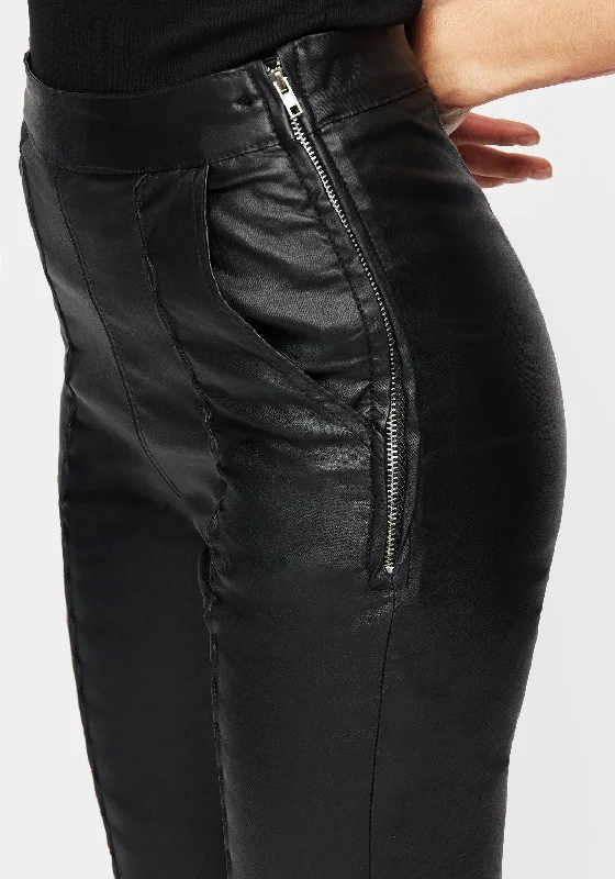 Bane Leather Flare Pant