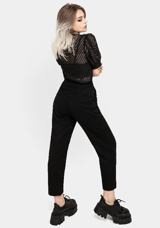 Cybele Embroidered Tapered Trousers