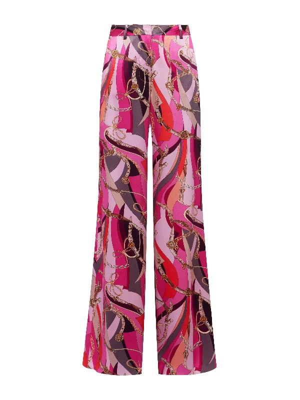 Pilar Silk Wide-Leg Pant