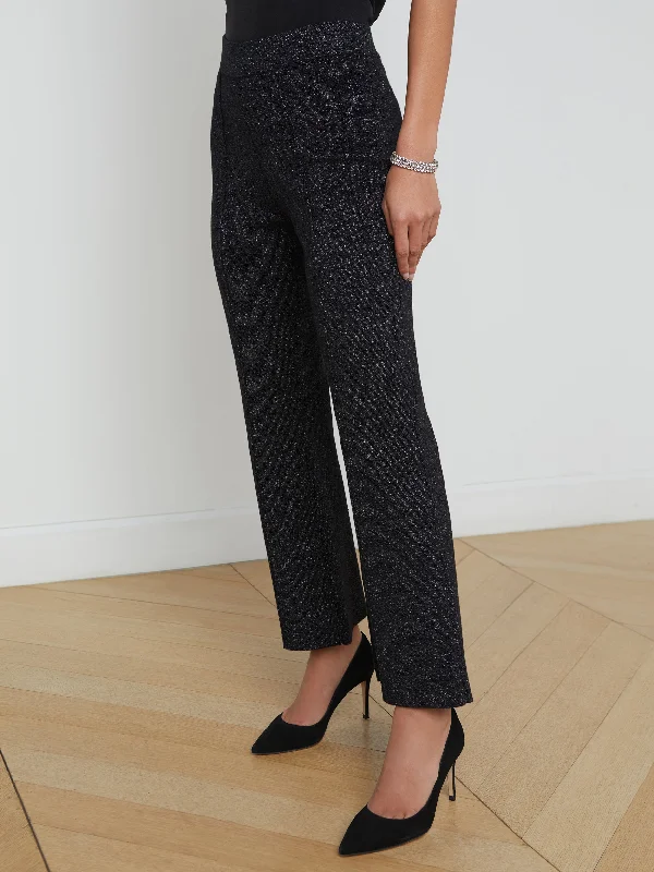 Ren Cropped Flare Knit Pant