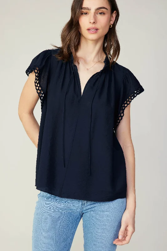 Eyelet Blouse