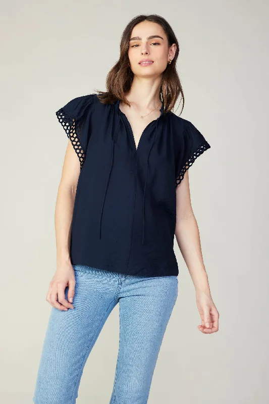 Eyelet Blouse