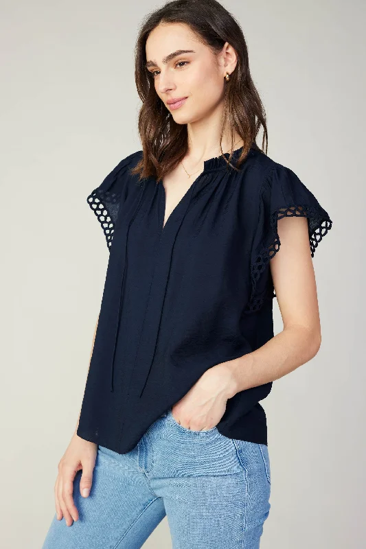 Eyelet Blouse