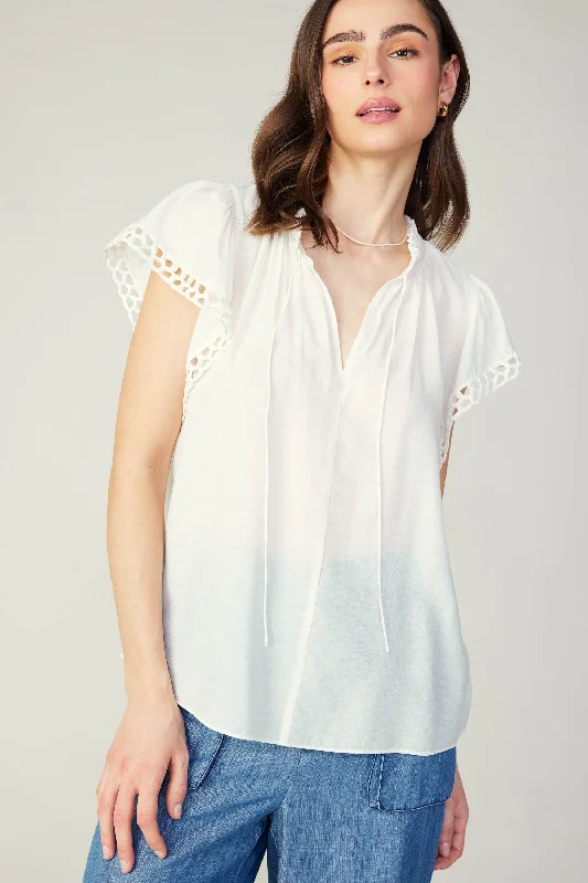 Eyelet Blouse