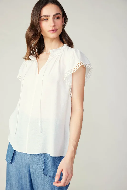 Eyelet Blouse