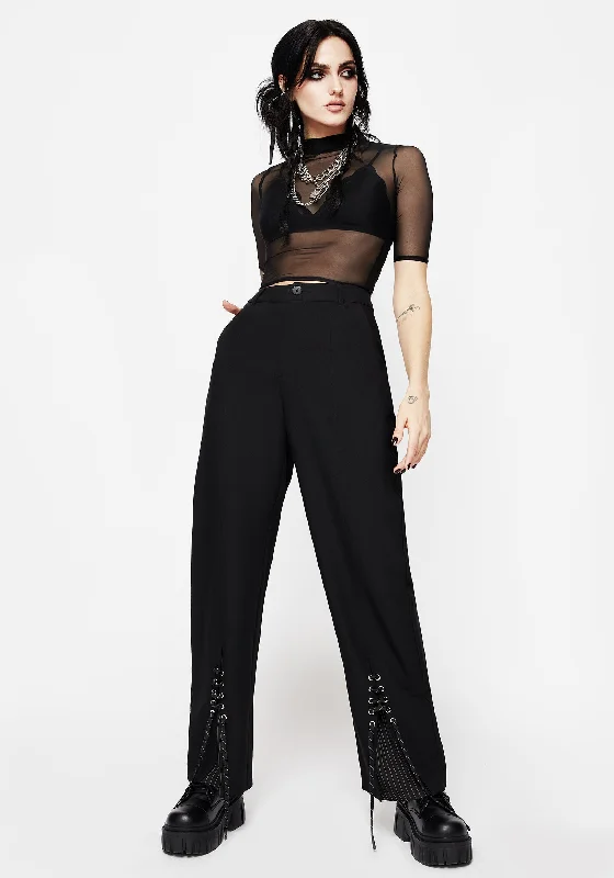 Split Lace Trousers